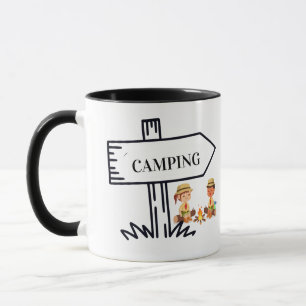 Bold Camping Outdoors Coffee outdoor adventure Mug