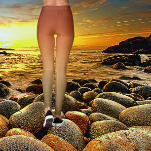 Bold Canyon Sunset Ombre Tie dye Leggings