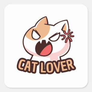 Bold Cat Lover Sticker stay pawsitive