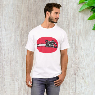 Bold Chainsaw Lumberjack Logging Tool T-Shirt