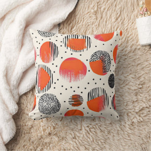 Bold Citrus Slice Stripes (4) Cushion
