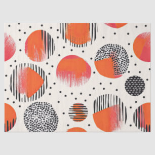 Bold Citrus Slice Stripes (4) Tissue Paper