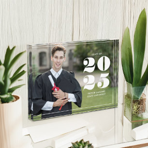 Bold "Class of 2025" Personalised Graduation Photo Block