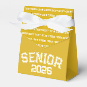 Bold Class of 2026 Graduation Pattern Favour Box