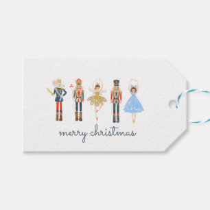 Bold Colorful Nutcracker Ballet Christmas  Gift Tags