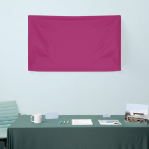 Bold Colour Block Wedding Invite – Magenta Banner