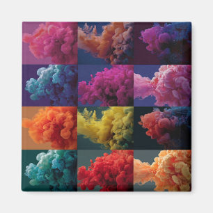 bold colour blocks magnet