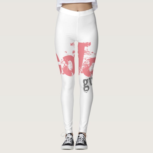 Bold Colour Guard Customisable Leggings (Front)