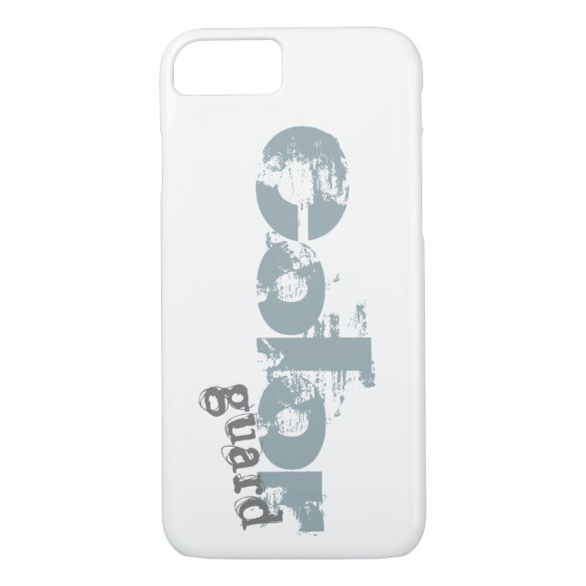 Bold Colour Guard Typography Design Case-Mate iPhone Case (Back)
