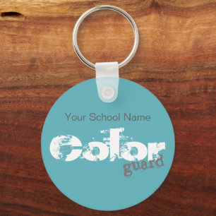 Bold Colour Guard Typography   Key Chain