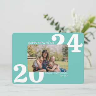 Bold Colour Photo  Holiday Card