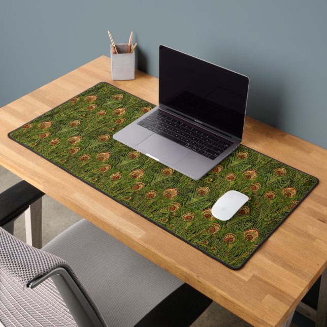 Bold Coloured Craftsman Style Desk Mat (Office 2)