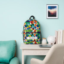 Bold & colourful Backpack in the style of Matisse