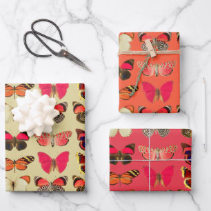 Bold & Colourful Butterfly Wrapping Paper