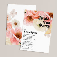 Bold Colourful Floral | Bridal Tea Party