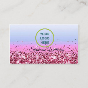 bold colourful modern abstract art colour splash business card