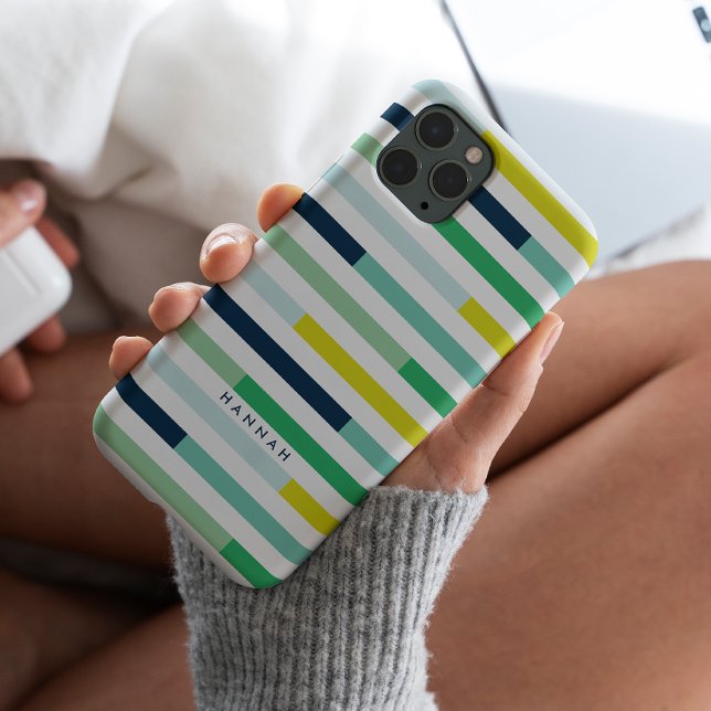 Bold Colourful Modern Stripes Case-Mate iPhone Case (Creator Uploaded)