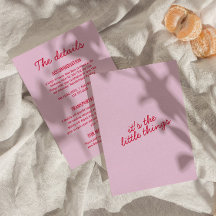 Bold colourful Retro Funky Modern Wedding Details