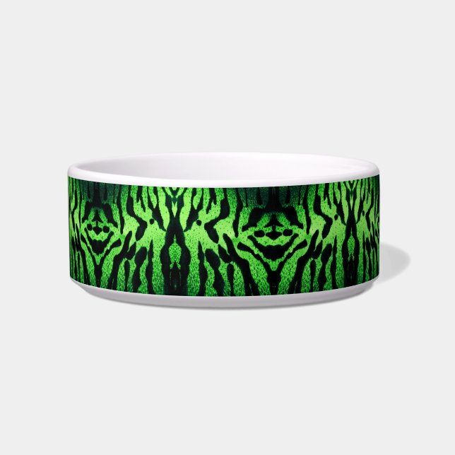 Bold Colourized Tiger Print - Multiple Colours Bowl (Front)