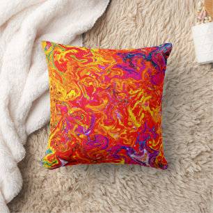 Bold Colours Abstract Design Cushion