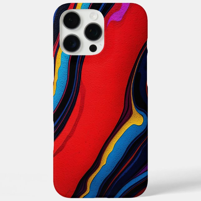 Bold Colours" Abstract Vibrant Lines  Case-Mate iPhone Case (Back)