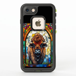 Bold Colours Bison Buffalo Cottagecore Rustic Prin