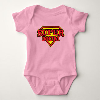 Bold Comic Style Mother’s Day Gift Idea Baby Bodysuit