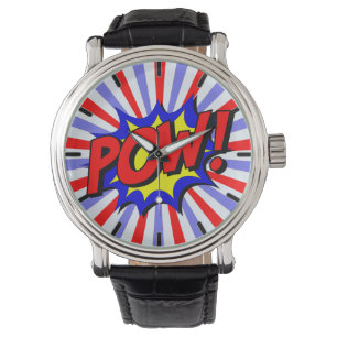 Bold Comic-Style POW! Pop Art Watch
