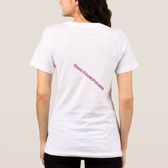 Bold & Confident T-shirt Tri-Blend Shirt (Back)