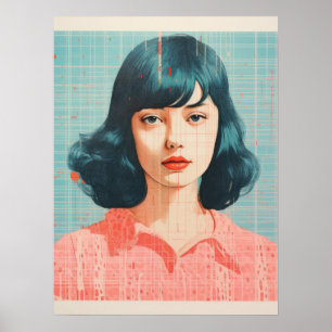 Bold Contrast: A Symphony of Style and Colour Poster