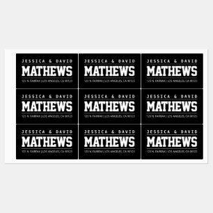 Bold Creative Stylish Black & White Waterproof