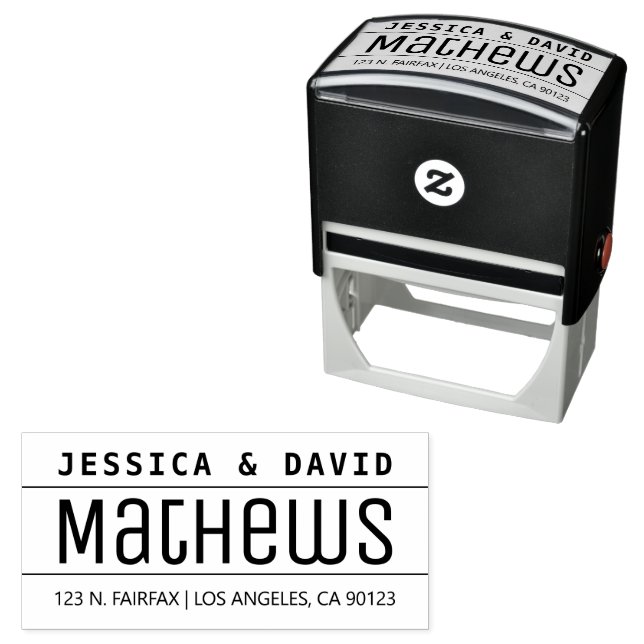 Bold Creative Stylish Self-inking Stamp (In Situ)
