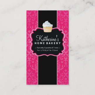 Bold Cupcake Bakery Business Card