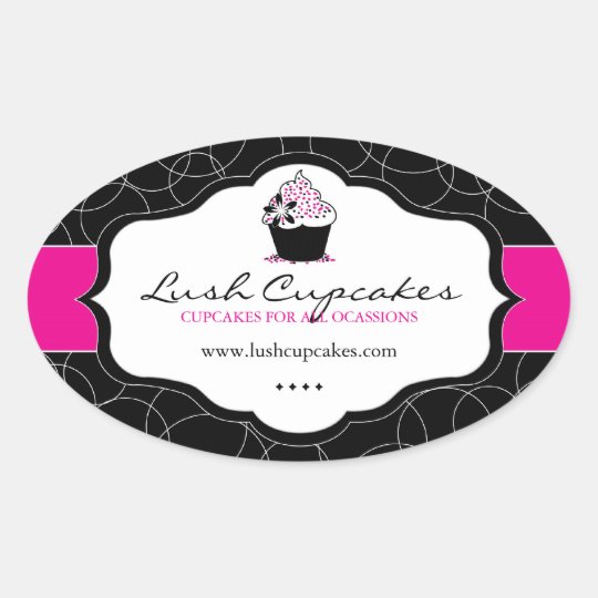 Bold Cupcake Stickers