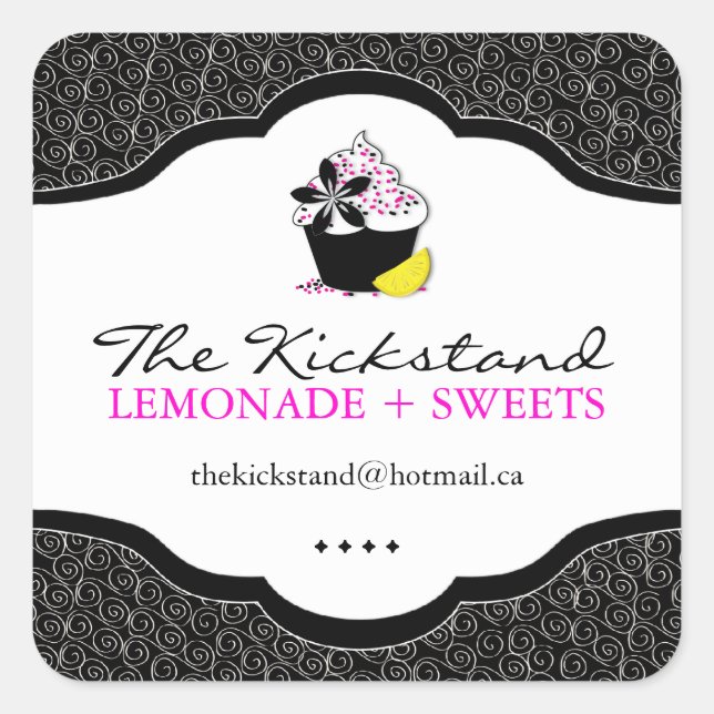 Bold Cupcake Stickers (Front)