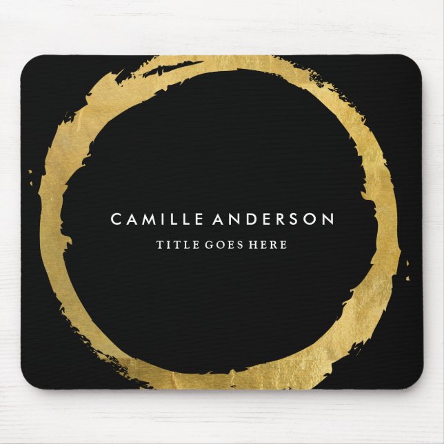 Bold Customisable Makeup Artist Mousepad (Front)