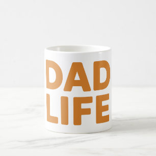 Bold Dad Life Orange Glow Father's Day Coffee Mug