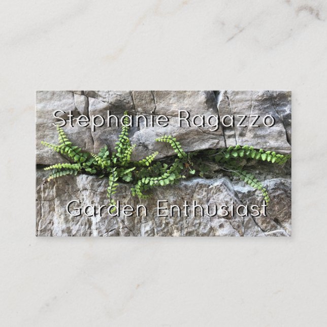 Bold design that bring earth to life business card (Front)