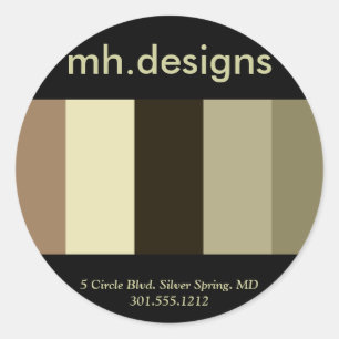 Bold Designer Business Stickers