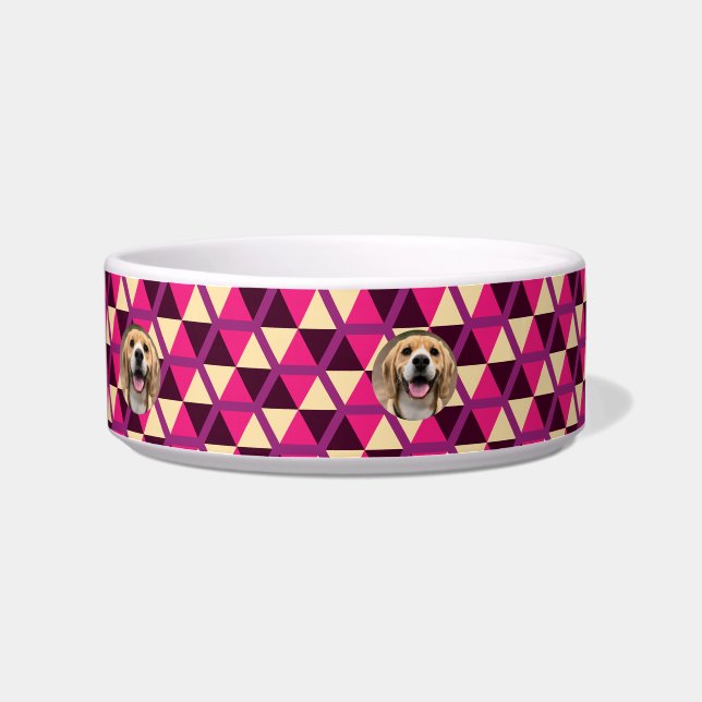 Bold Dog Lover Gift Personalised Pet Accessory Dog Bowl (Right)