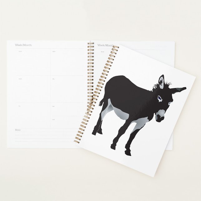 Bold Donkey Silhouette Farm Animal Planner (Creator Uploaded)