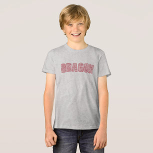 Bold 'DRAGON' Word Art T-Shirt Graphic Tri-Blend Shirt