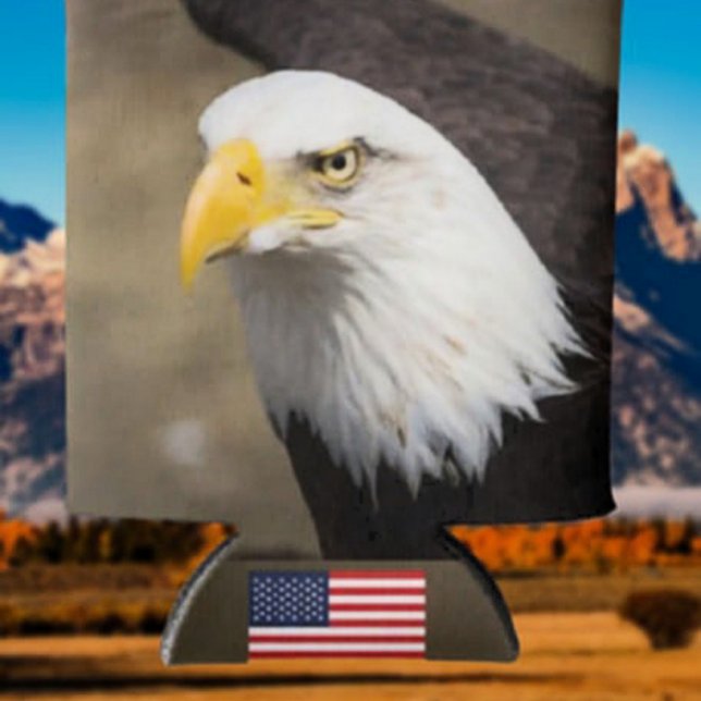Bold Eagle Can Cooler – Stand Proud, Stay Cool (Creator Uploaded)