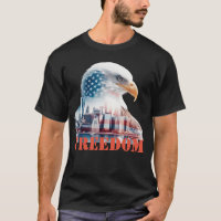 Bold Eagle USA Patriotic Flag Stars NYC Freedom