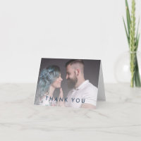 Bold Elegant Floral Wedding Photo Folded