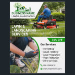 Bold & Engaging Lawn & Landscaping Print Ready Flyer<br><div class="desc">Make a lasting impression with this eye-catching lawn and landscaping flyer design. The bright colours, clear imagery, and a strong call to action will attract attention and generate leads. Features: Professional & Trustworthy: The flyer showcases a real person working on a lawn, building trust and demonstrating expertise. Clear & Concise...</div>