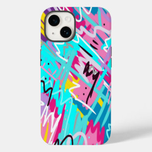 Bold Expressive Abstract Print  Case-Mate iPhone 14 Case