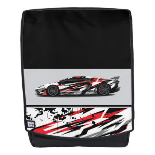 Bold Face Backpack-Sports Car Backpack