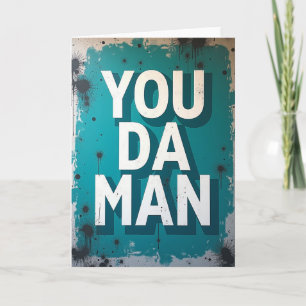 Bold Fathers Day Text Card