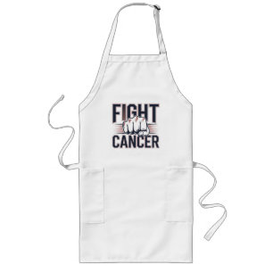 Bold Fist Graphic for Cancer Warriors Long Apron